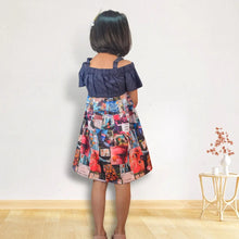 Load image into Gallery viewer, Blue Printed Frock - Picco Ricco 
