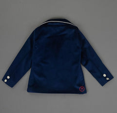Blue Embellished Jacket