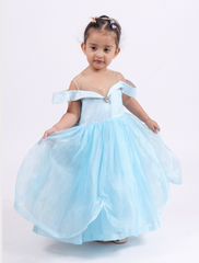 Skyblue Princess Frock
