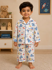 Organic Cotton Space Pajama Set