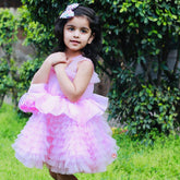 Baby Pink Ruffle Dress