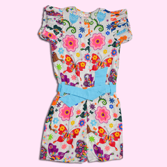 White Printed Jumpsuit - Picco Ricco