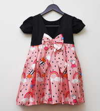 Load image into Gallery viewer, Peppa Pig Flare Dress with Bow - Picco Ricco 
