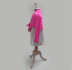 Pink Fur Jacket - Picco Ricco