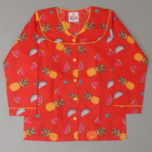 Load image into Gallery viewer, Water Melon Printed Night Suit(Red) - Picco Ricco 
