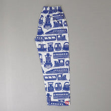Load image into Gallery viewer, Trains Printed Nightsuit (blue/white) - Picco Ricco 
