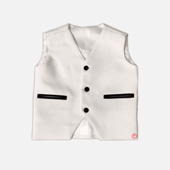 White Tuxedo Coat - Picco Ricco