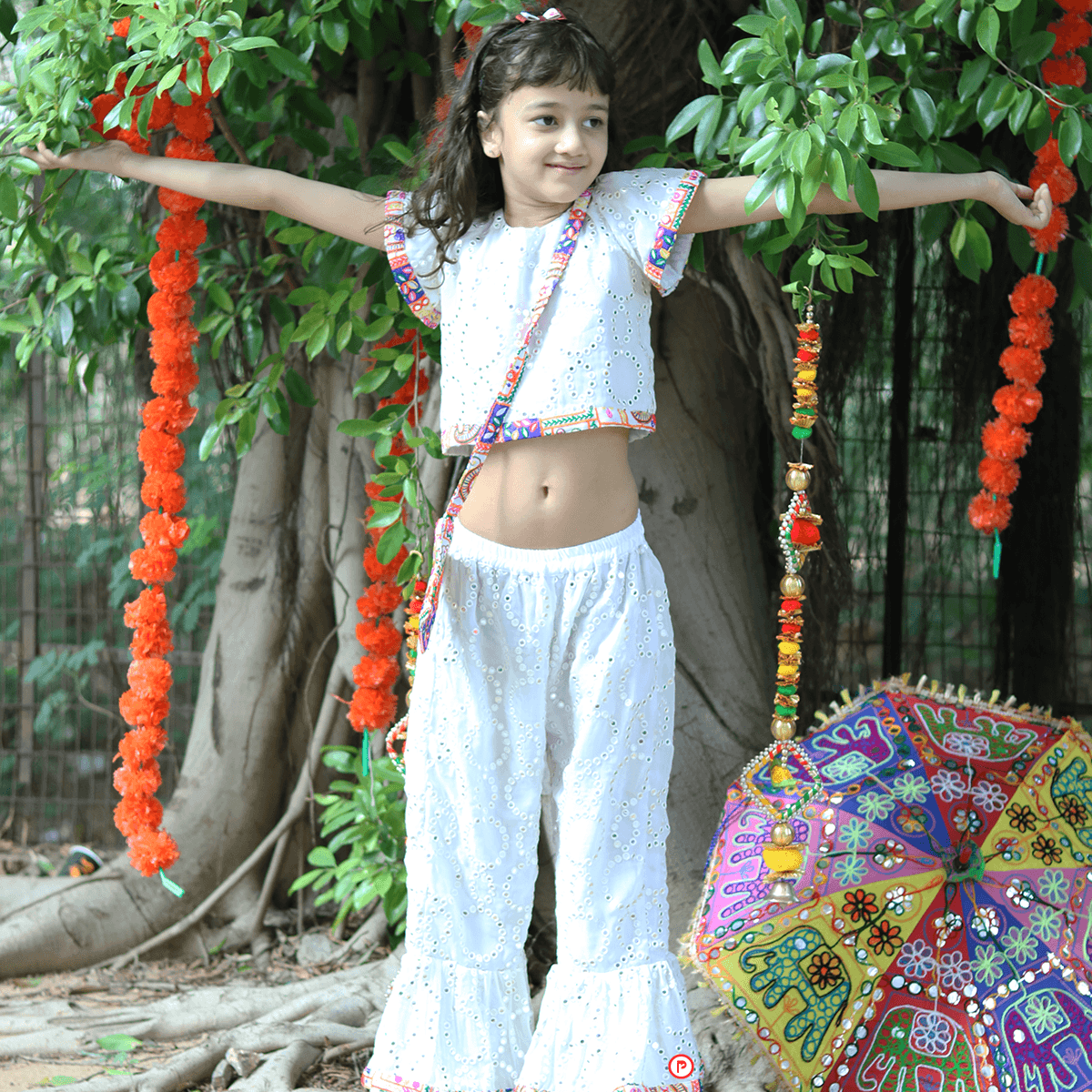 Mirror cut Sharara Top I Twining Set I Ethnic Wear I Traditional Wear