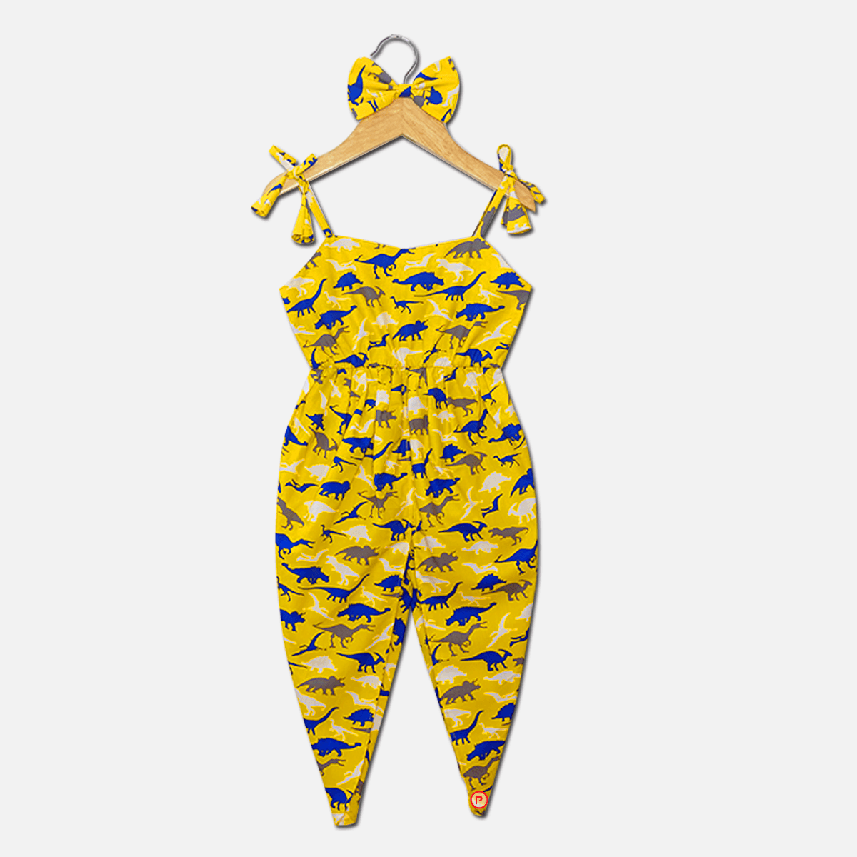 Yellow Dino Jumpsuit - Picco Ricco