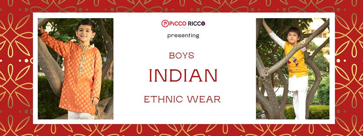 Boy's Indian Ethnic Wear - Picco Ricco 