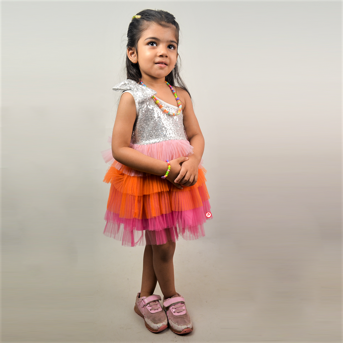 Unicorn Dress with Net and Bow