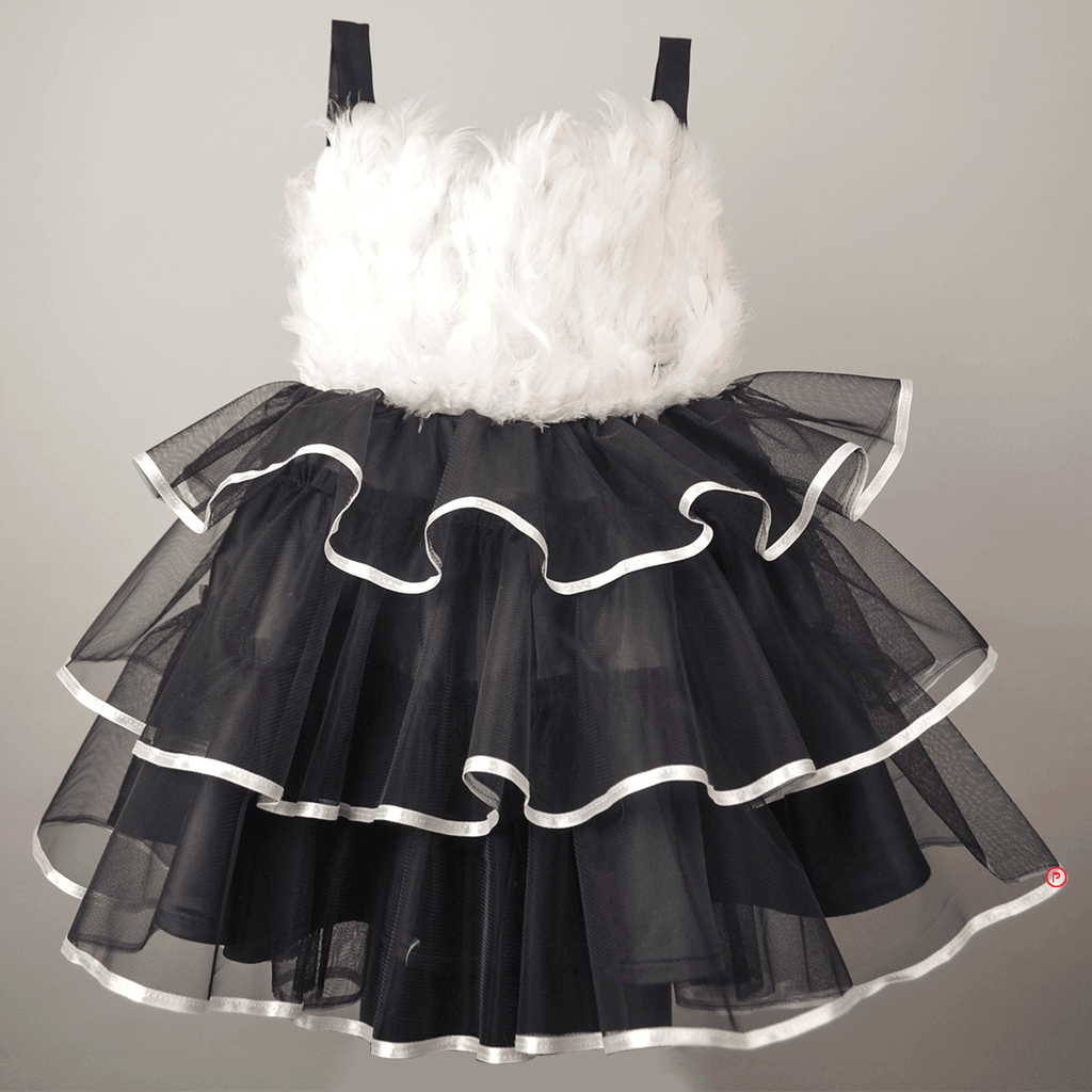 Feathered Frill Frock - Picco Ricco 