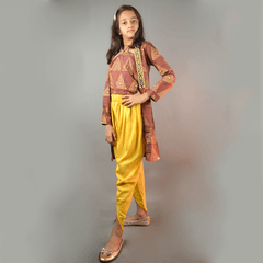 Dhoti set with Shrug