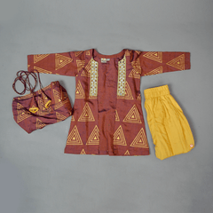Dhoti set with Shrug