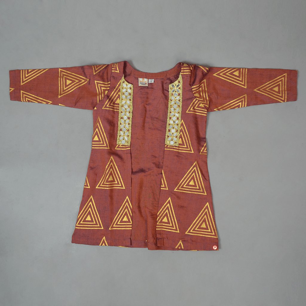 Dhoti set with Shrug