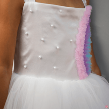 Load image into Gallery viewer, White Rainbow Frock
