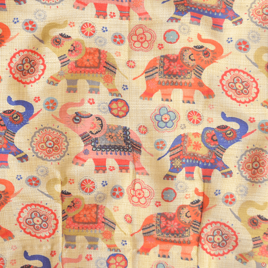 Elephant Printed Ethnic Kurta and Dhoti - Picco Ricco 