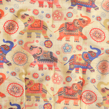 Load image into Gallery viewer, Elephant Printed Crop Top And Sharara - Picco Ricco 
