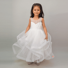 White Multi-Layered Dress