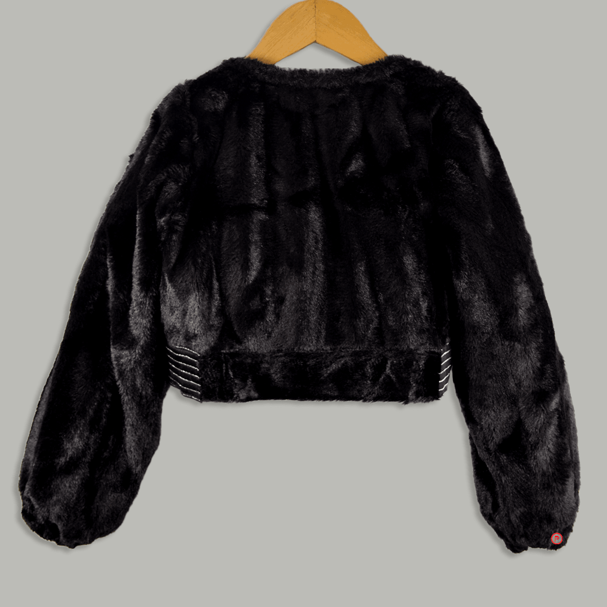 Black fur Shrug