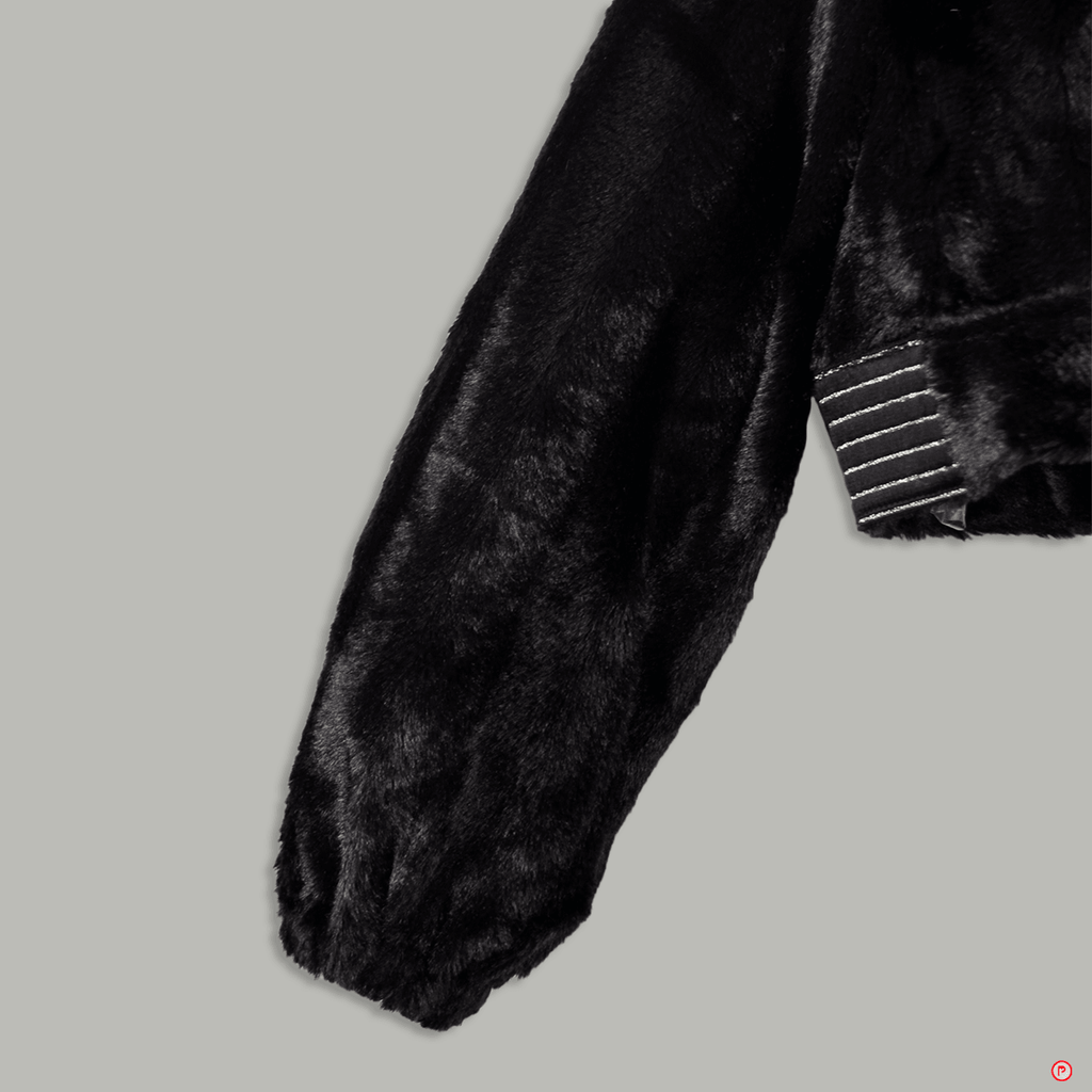 Black fur Shrug