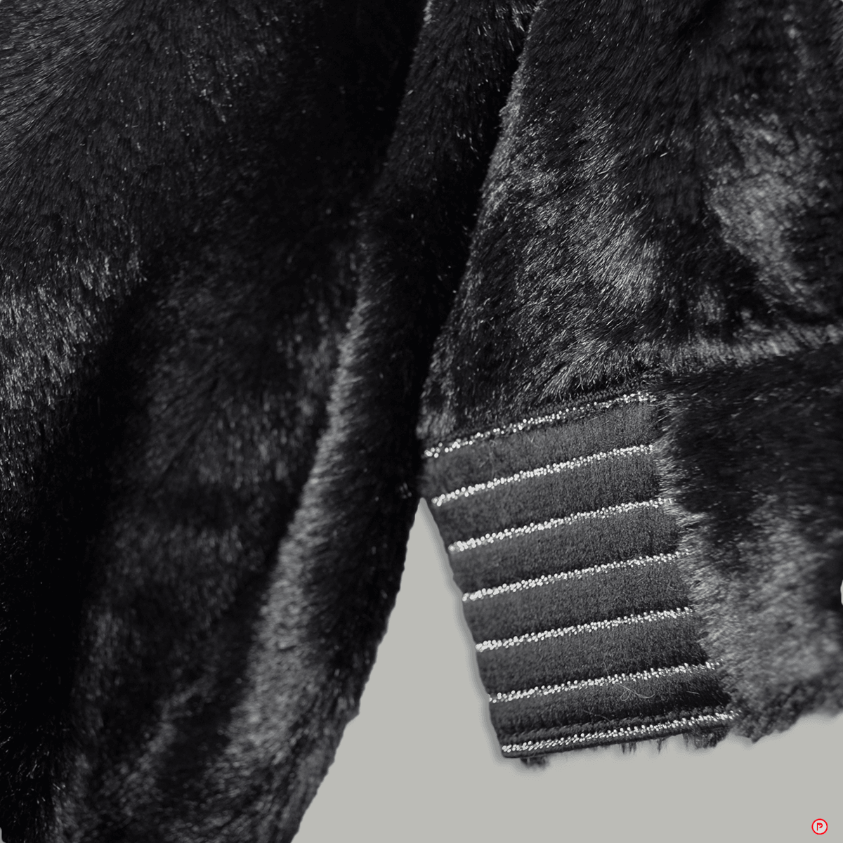 Black fur Shrug
