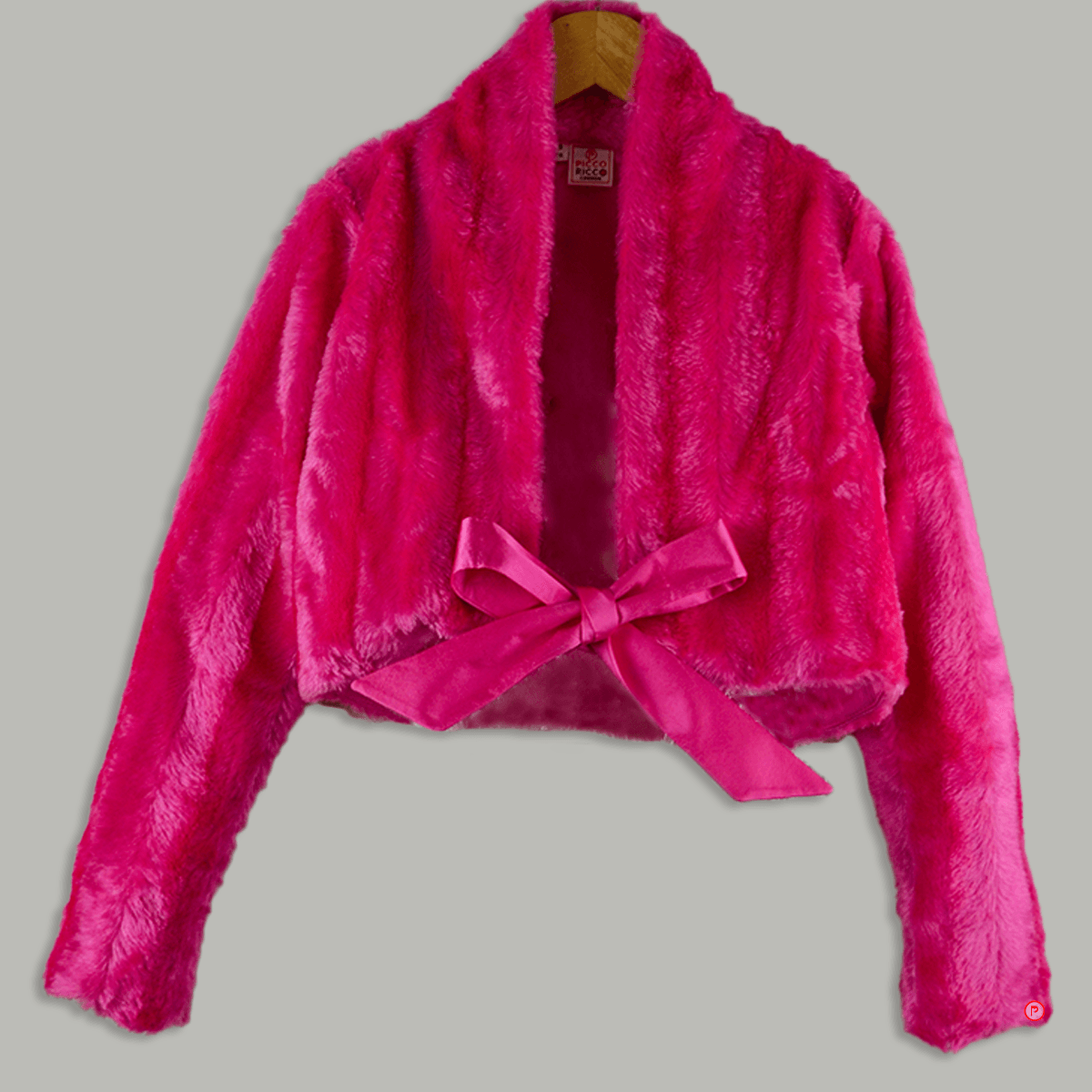 Bright Pink Fur Shrug