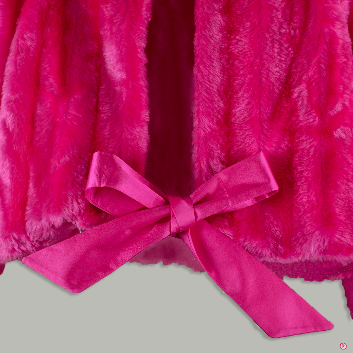 Bright Pink Fur Shrug