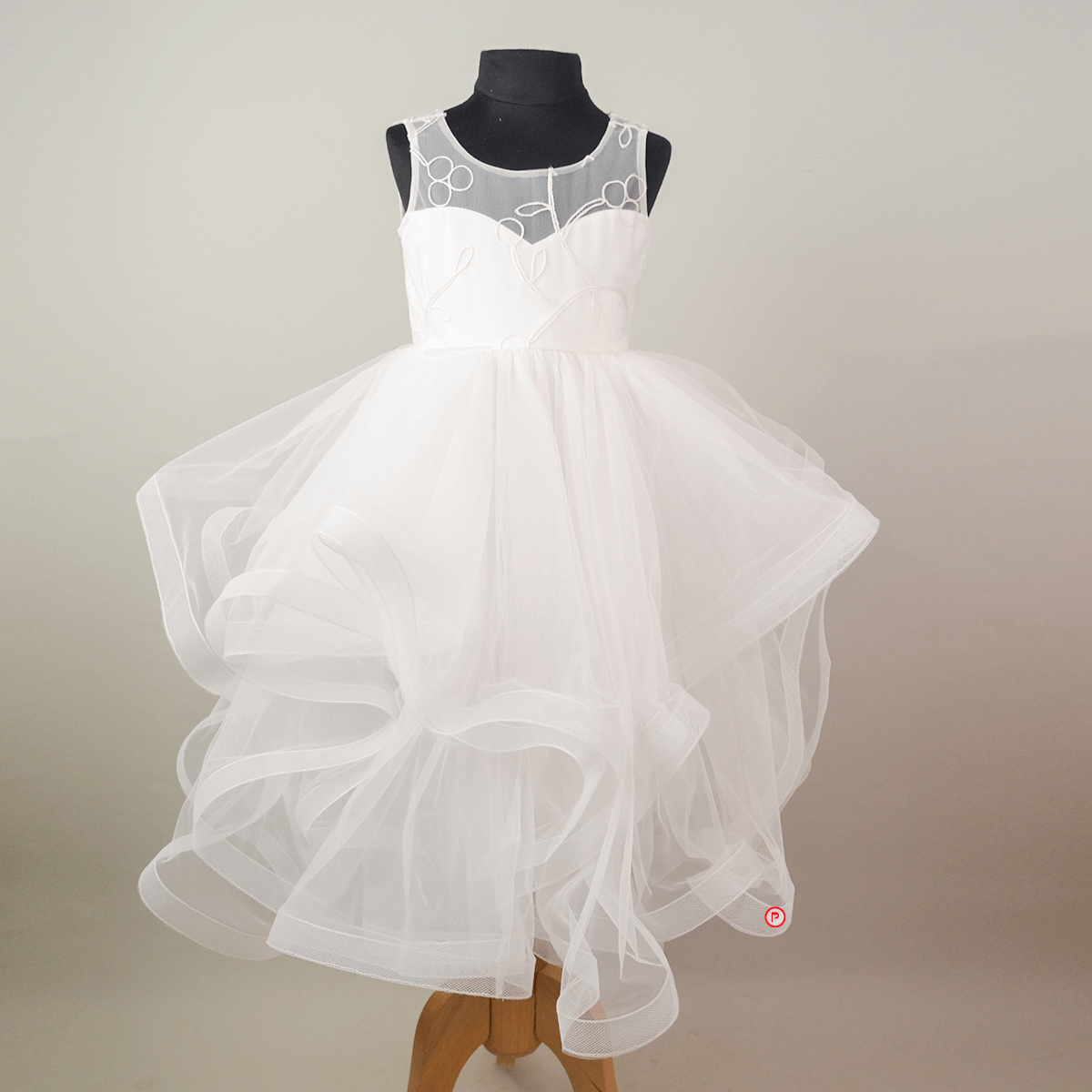 White Multi-Layered Dress