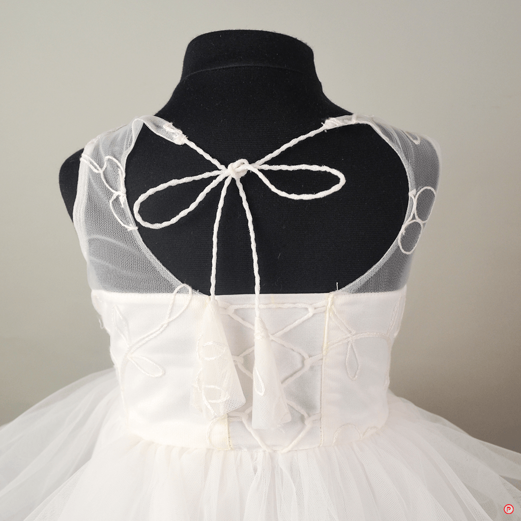White Multi-Layered Dress