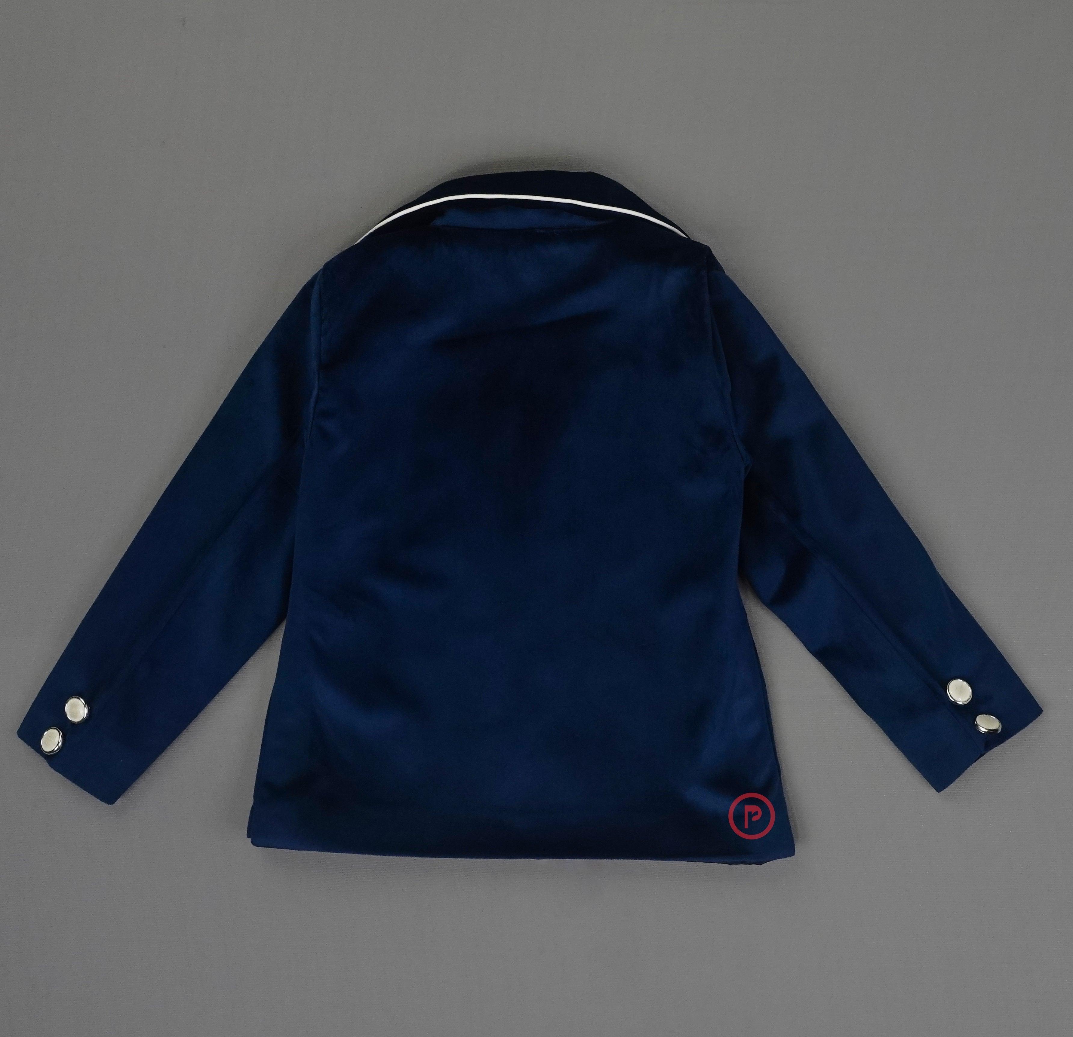 Blue Embellished Jacket