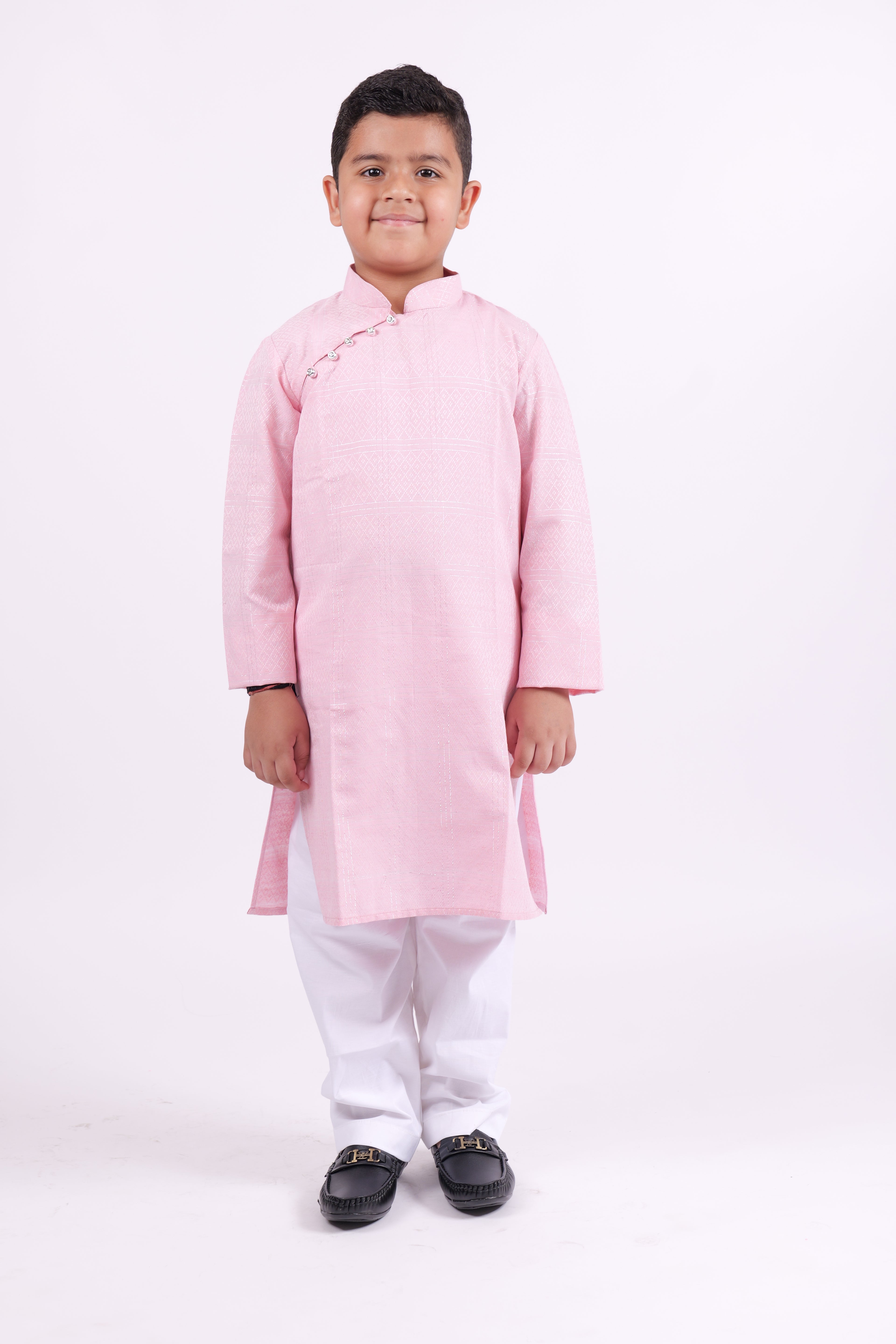 Pink Boys Designer Kurta