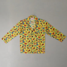 Load image into Gallery viewer, Bugs  Printed Nightsuit (Yellow)
