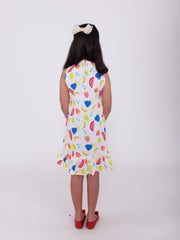 Bubble Dress- Fruit Print
