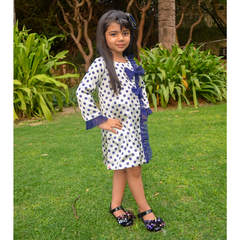 Satin Polka Dot Dress