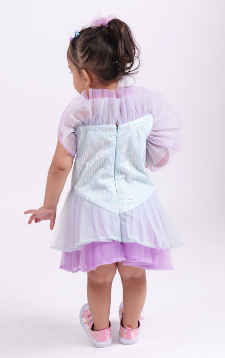 Unicorn Ruffled Dress