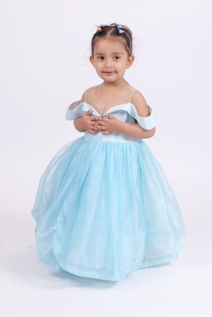 Skyblue Princess Frock