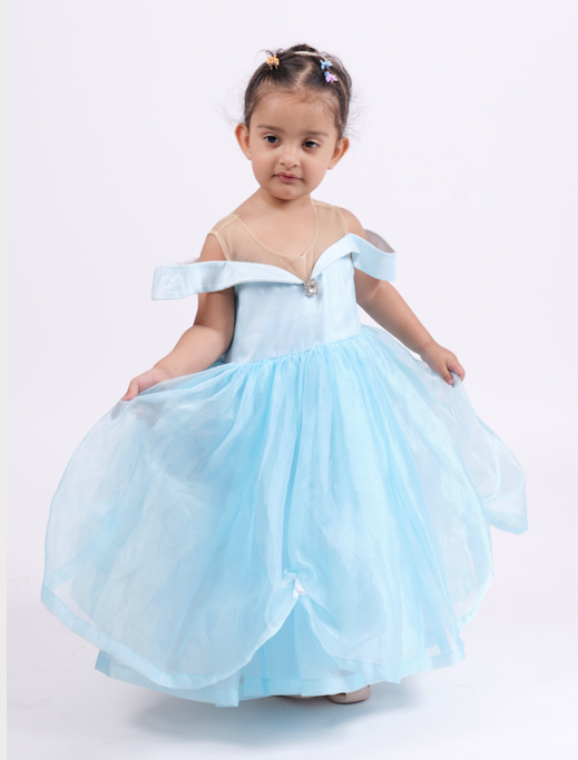 Skyblue Princess Frock