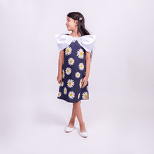 Load image into Gallery viewer, Daisy Flower Dress with Bow
