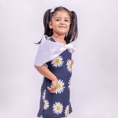 Daisy Flower Dress with Bow