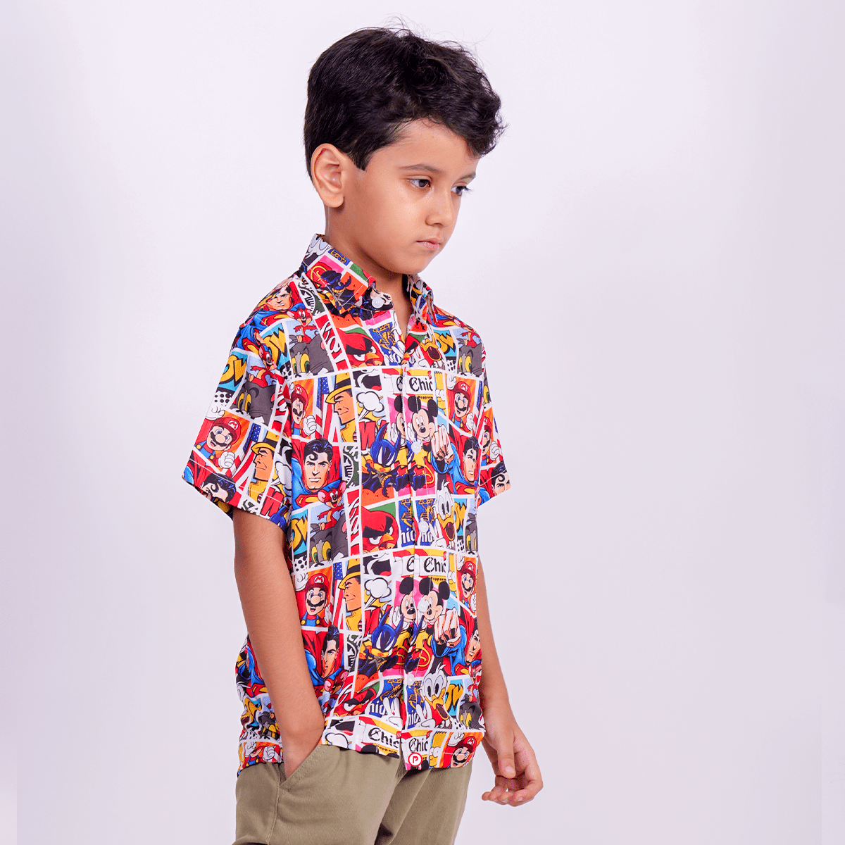 Cartoon Printed Shirt