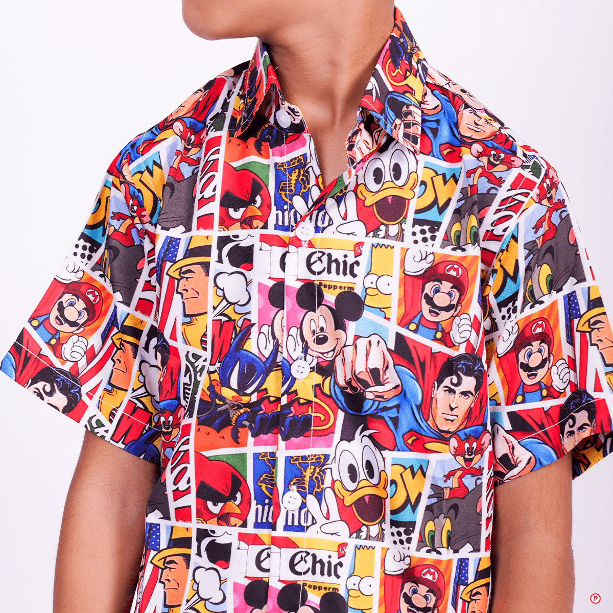 Cartoon Printed Shirt