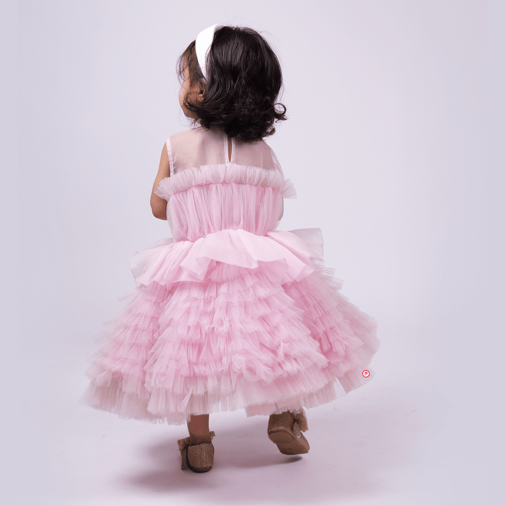 Cute Girls Dresses (Frock in Pink color back)