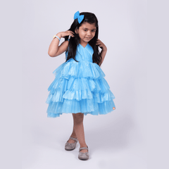 Girls dresses (Blue color frock)