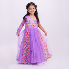 Lilac rainbow  Party Dress