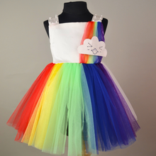 Load image into Gallery viewer, White Ranbow Pearl Frock
