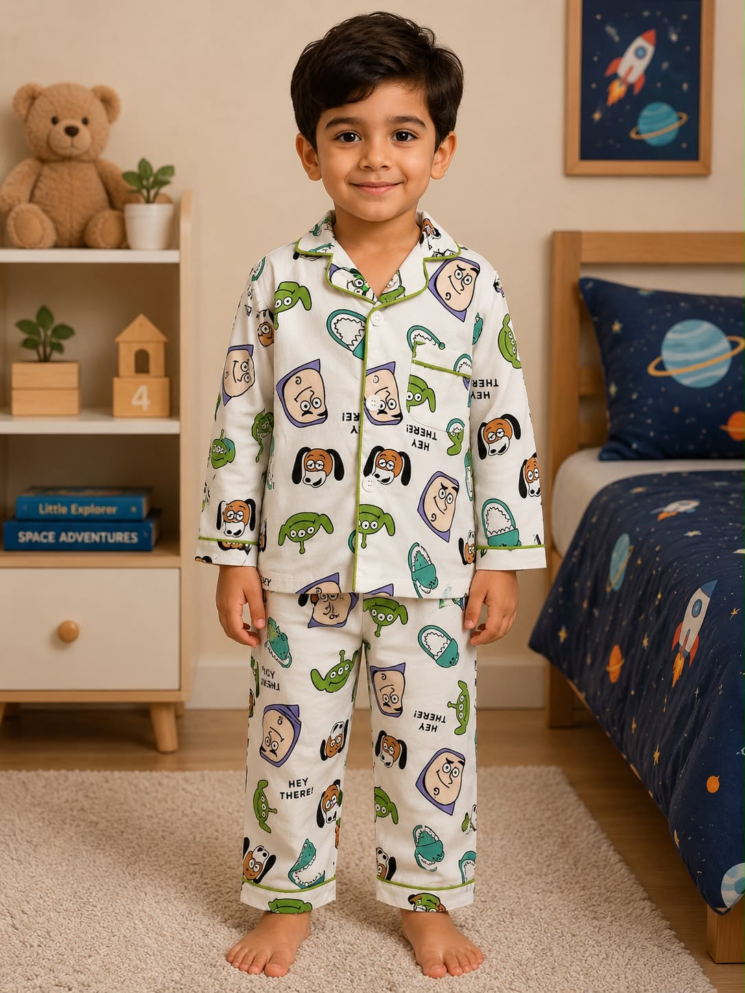 organic cotton toy story night suit