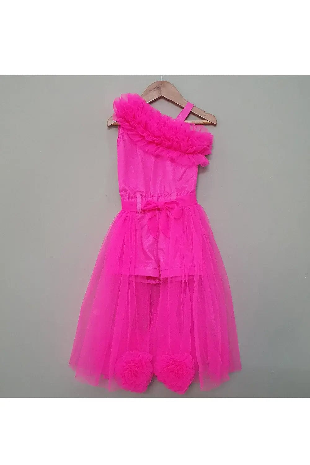 Pink Jumpsuit with Long Trail - Picco Ricco 