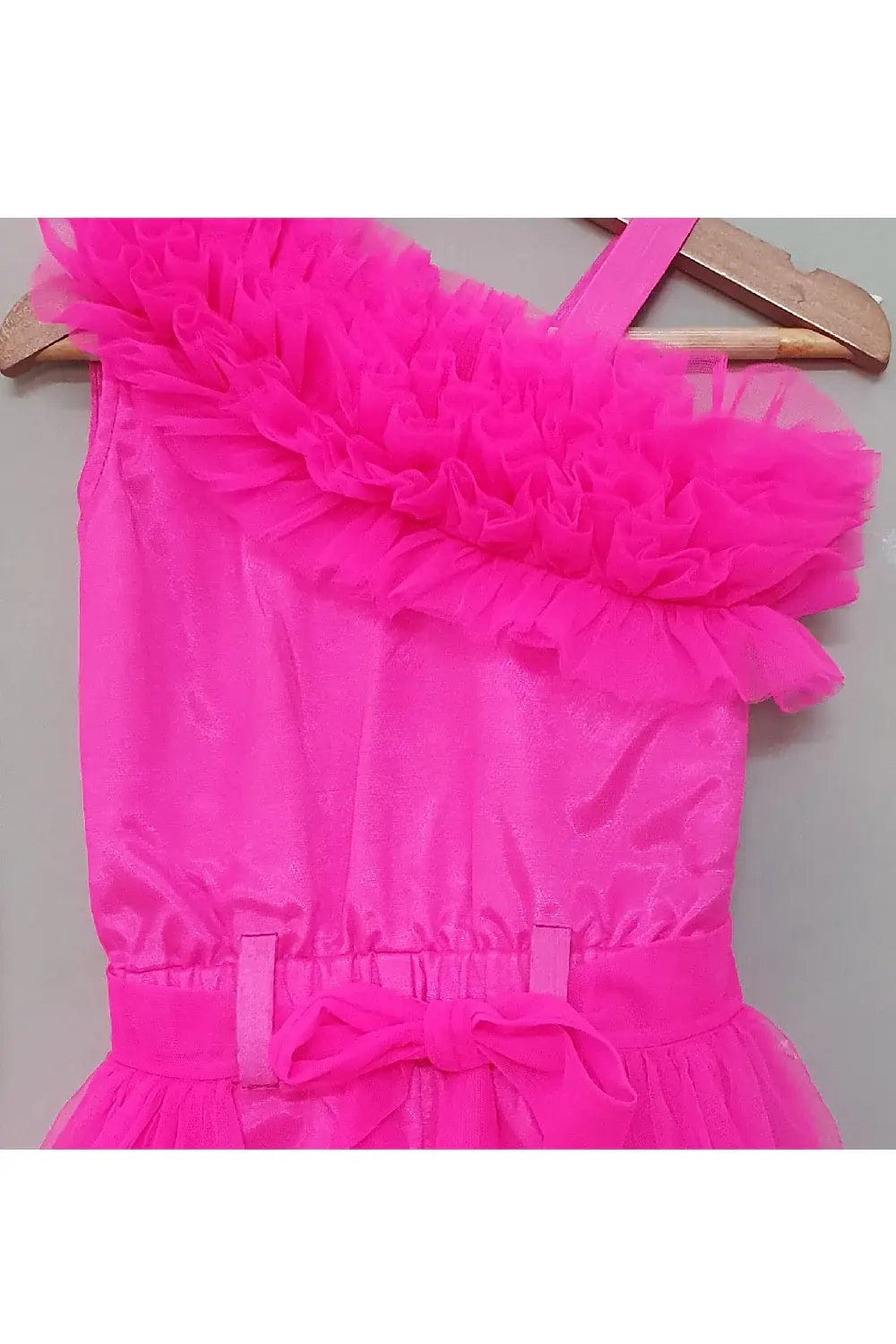 Pink Jumpsuit with Long Trail - Picco Ricco 