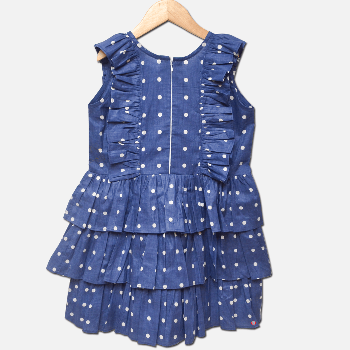Blue Polka Dots Frock